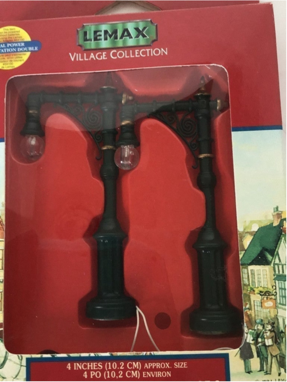 Vintage Lemax Christmas Village 1996 Victorian Street Lamps -set of 2 - Picture 4 of 4